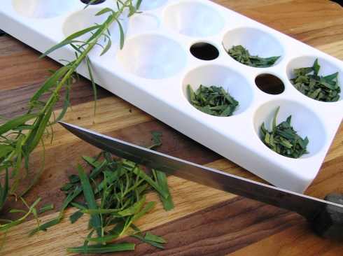 Filling Tray with Tarragon