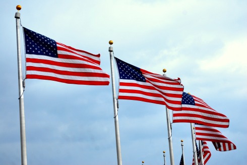American Flags for Memorial Day
