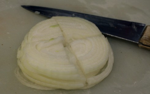 Humble Sliced and Quartered Onion